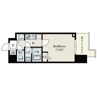 SーRESIDENCE天満GRACIS【2階】の間取り