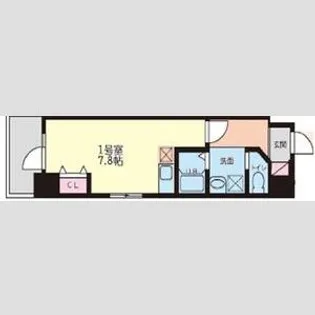 SーFORT弁天町【9階】の間取り