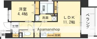 GLUCKMAISON S−EBIE XI【9階】の間取り