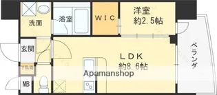 セレニテ中崎町リアン【5階】の間取り
