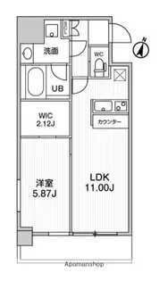 LA DOUCEUR天満【11階】の間取り