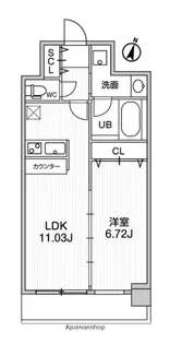 La Douceur天満【9階】の間取り