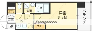 エスリードレジデンス大阪福島シティウエスト【11階】の間取り