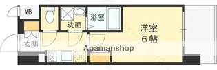 エスリードレジデンスグラン大阪福島ノース【2階】の間取り