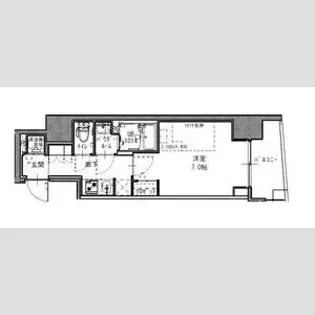 S-RESIDENCE福島玉川Tres【9階】の間取り