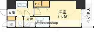LA DOUCEUR西天満【14階】の間取り