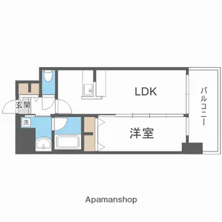 La Douceur天満【8階】の間取り