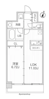 LA DOUCEUR天満【11階】の間取り