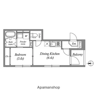 大阪府大阪市城東区野江1丁目【アパート】の間取り