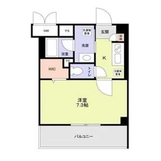 グランエクラドーム前【3階】の間取り