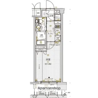 エスリード弁天町パークプレイス【7階】の間取り