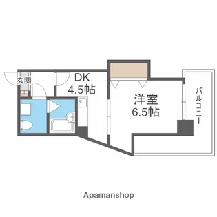 レジデンス・ウエスト・ナイン【2階】の間取り