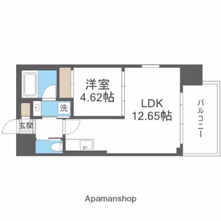プレジオ弁天町【12階】の間取り