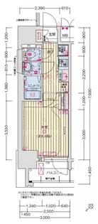 プレサンス朝潮橋ベイ・ブリーズ【7階】の間取り
