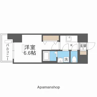 レジュールアッシュアーバンイール【8階】の間取り