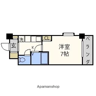 メゾンドフェンテ【901号室】の間取り