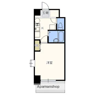 メゾンドラフィネ【805号室】の間取り