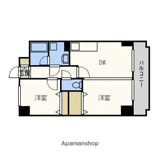 コートダジュール【7階】の間取り