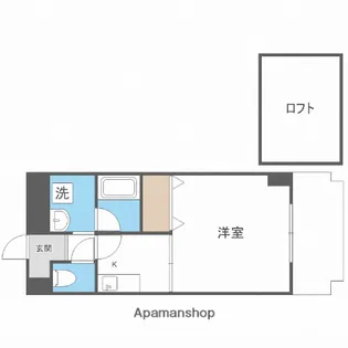 ボンジュール築港【7階】の間取り
