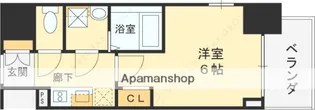 JMFレジデンス海老江【8階】の間取り