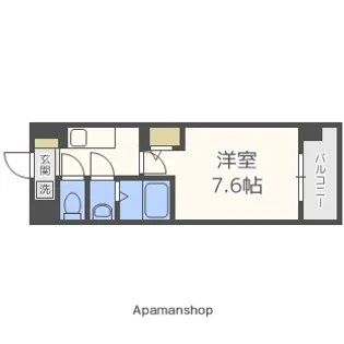 リッツ加島【5階】の間取り