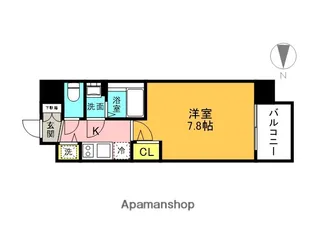大阪府大阪市城東区成育1丁目【マンション】の間取り