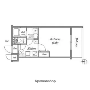 リヴィアス大阪EAST【5階】の間取り