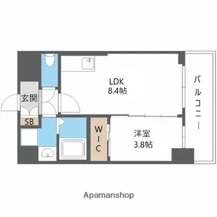 エスリードレジデンス梅田マークス【3階】の間取り