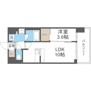 コンフォリア新大阪宮原Q【6階】の間取り