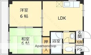 正岡マンション【302号室】の間取り