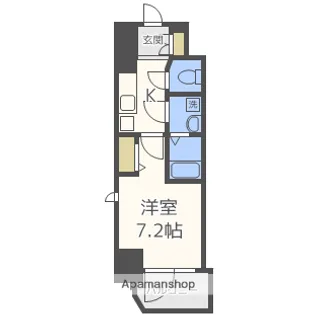 エスリード西九条レジデンス【10階】の間取り