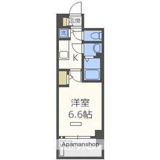 プレサンス梅田北オール【8階】の間取り