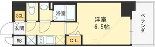 プレサンス 梅田北 ディア【0206号室】の間取り