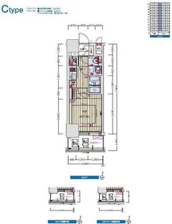 プレサンス大阪ゲートシティ【3階】の間取り
