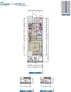 プレサンス大阪ゲートシティ【0703号室】の間取り