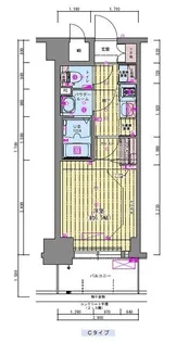プレサンス福島ミッドエル【0303号室】の間取り