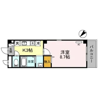 グラン・ボヌール【4階】の間取り