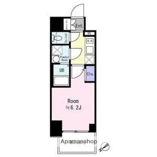 エスリード大阪ザ・ルクス【2階】の間取り