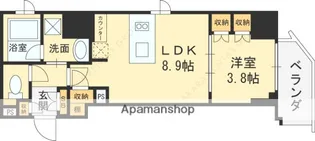 クレストコート堂島【503号室】の間取り