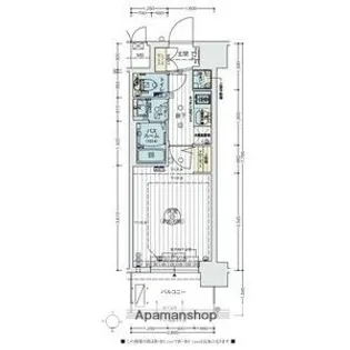エステムコート新大阪ⅩⅣアイシー【3階】の間取り