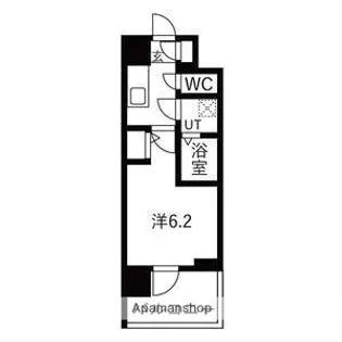 エスリードレジデンス梅田クラスシティ【7階】の間取り