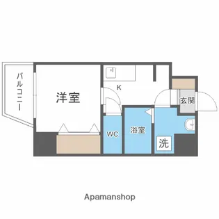 LAND GALAXY【7階】の間取り