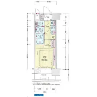 プレサンス西九条GATERISE【1階】の間取り