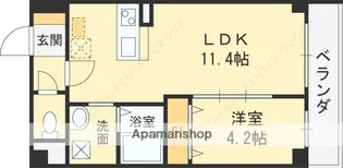 RETUMEKITA【3階】の間取り