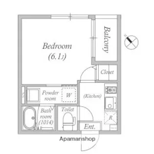 桜ハーモニーテラス【1階】の間取り