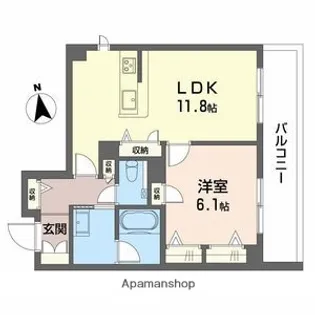スカイ ウィング【4階】の間取り