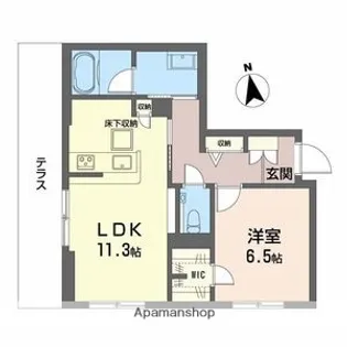 スカイ ウィング【102号室】の間取り