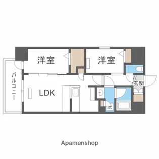 アーバネックス東梅田【8階】の間取り
