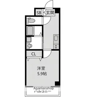 FAPART吉野【4階】の間取り