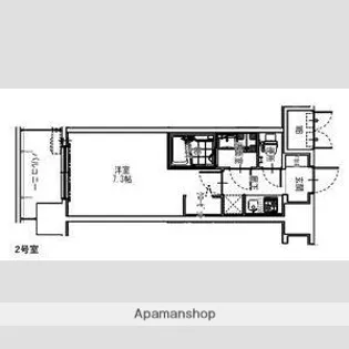S-RESIDENCE大阪同心【4階】の間取り